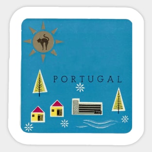 Portugal | Travel | Vintage | Life | Beach | Sticker